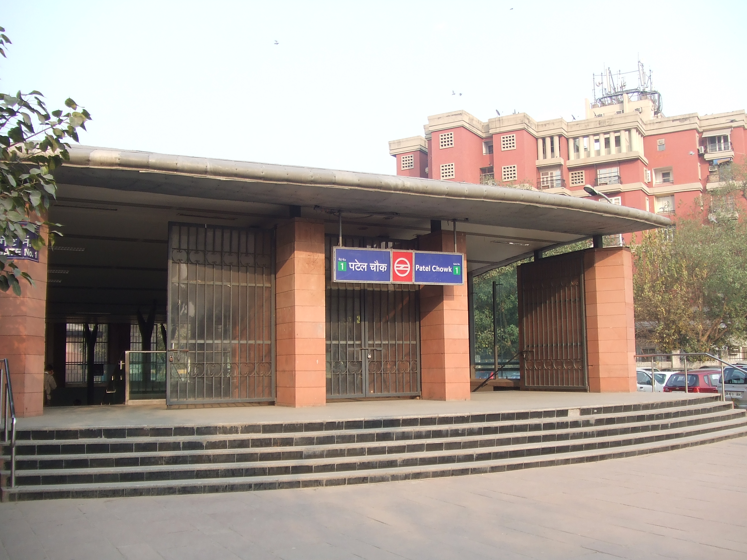 Patel Chowk Metro Station Map Delhi Metro